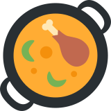 Shallow Pan of Food (Paella) - Twemoji
