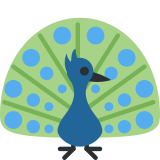 Peacock - Twemoji