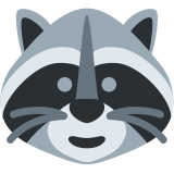 Raccoon - Twemoji