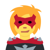 Woman Supervillain - Twemoji