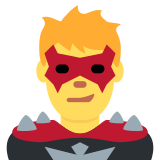 Man Supervillain - Twemoji