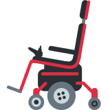 Motorized Wheelchair - Twemoji