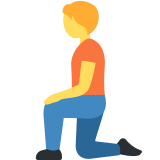 Person Kneeling - Twemoji