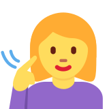 Deaf Woman - Twemoji