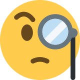 Face with Monocle - Twemoji