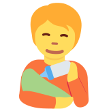 Person Feeding Baby - Twemoji