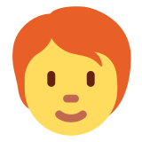 Red-Haired Person - Twemoji