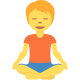 Person in Lotus Position - Twemoji