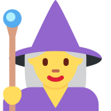 Woman Mage - Twemoji