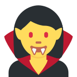 Woman Vampire - Twemoji