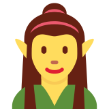 Woman Elf - Twemoji