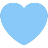 Light Blue Heart - Twemoji