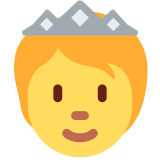 Person with Crown - Twemoji