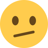 Face with Slanted Mouth - Twemoji