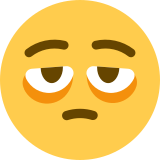 Face with Bags Under Eyes - Twemoji