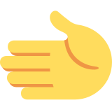 Palm Facing Left - Twemoji