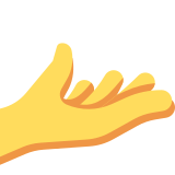 Palm Up Hand - Twemoji