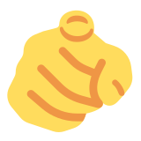Index Pointing at Viewer (You) - Twemoji