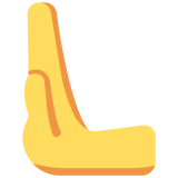 Leftwards Hand - Twemoji