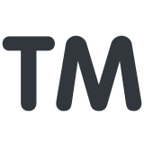 Trademark Sign - Twemoji