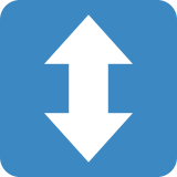 Up-Down Arrow - Twemoji