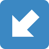 Down-Left Arrow - Twemoji