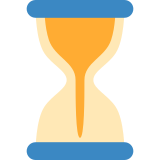 Hourglass With Moving Sand - Twemoji