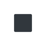 Black Small Square - Twemoji