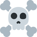 Skull and Crossbones - Twemoji