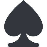 Black Spade Suit - Twemoji