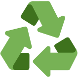 Recycling Symbol - Twemoji