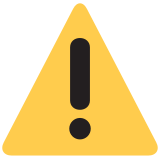 Warning Sign - Twemoji