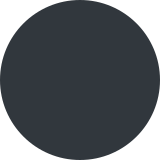 Black Circle - Twemoji