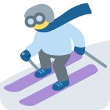 Skier - Twemoji