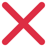 Cross Mark - Twemoji