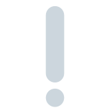 White Exclamation Mark Ornament - Twemoji