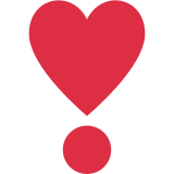 Heart Exclamation - Twemoji