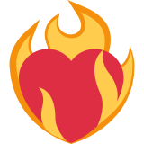 Heart on Fire - Twemoji
