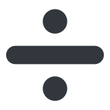 Division Sign - Twemoji