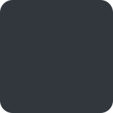 Black Large Square - Twemoji